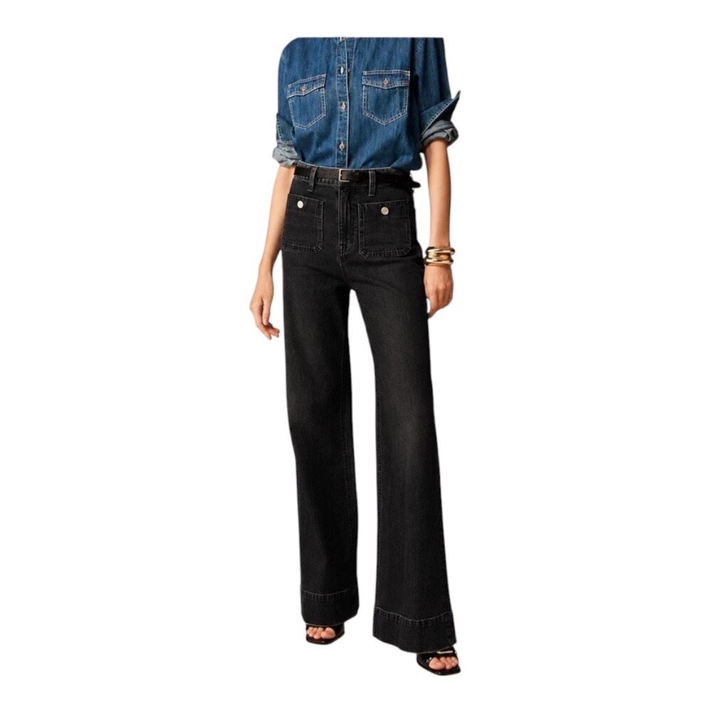 J. Crew ‘96 Denim Trouser Jeans Women Black 27
